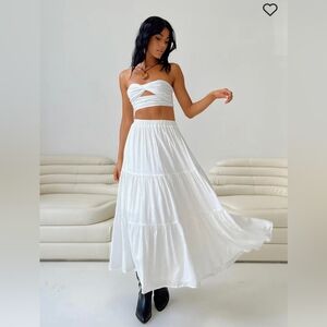 Princess Polly Allie 2 Piece Set White Size 6